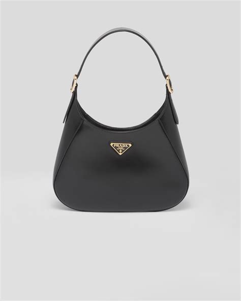 lg black leather prada bag|Prada leather shoulder bag price.